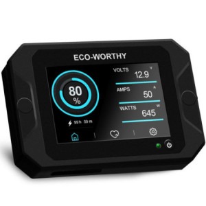 Moniteur de batterie Eco Worthy 300A pour batteries LiFePo4 Lithium et AGM