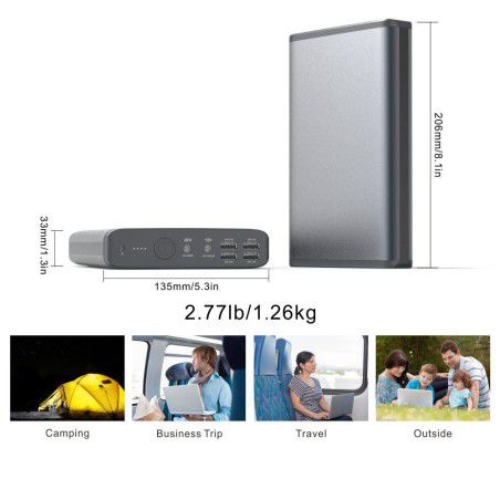 PowerOak - Banque d'alimentation pour ordinateur portable PowerOak K2-M (modifié) 185Wh / 50000mAh - Banques d'alimentation - K2