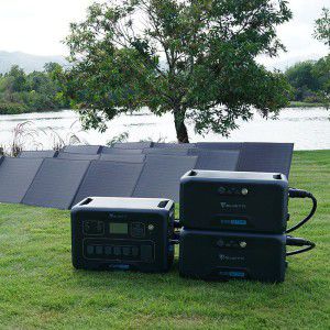 - PowerOak Bluetti AC300 + B300 Generador Solar Combo - Powerbanks - AC300