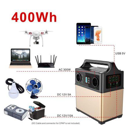 PowerOak - PowerOak PS5 400Wh / 120000mAh solar AC/DC USB-C generator - Power banks - PS5